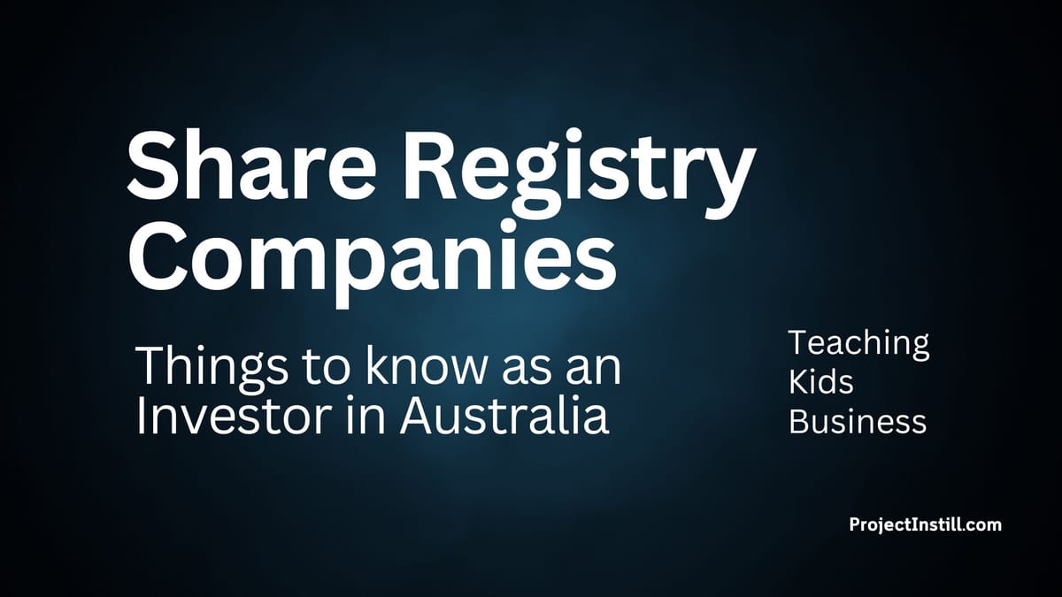 Share registries in Australia